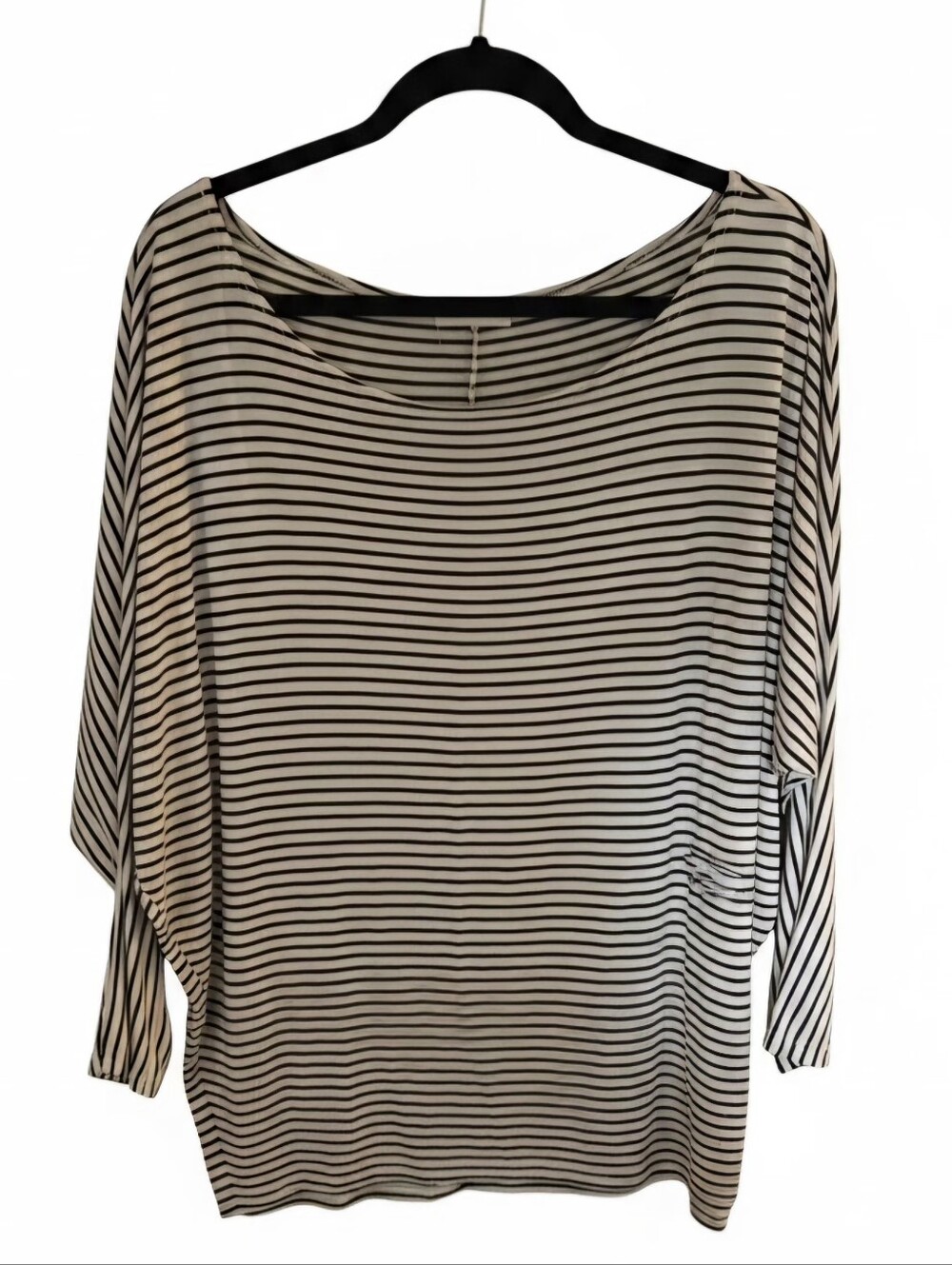 Phanuel Dolman sleeve striped top L